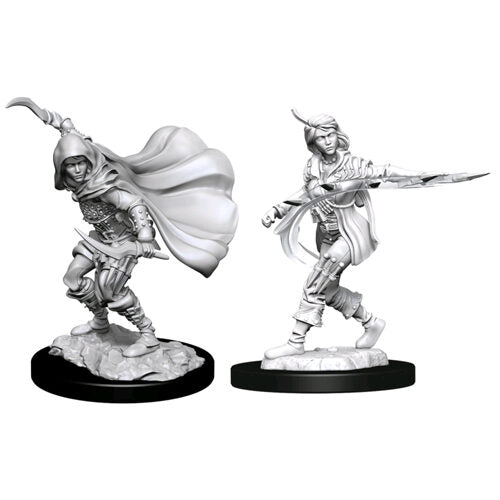 pathfinder battles - female human rogue