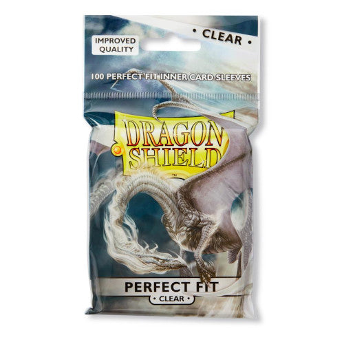 Dragon Shield - Perfect Fit Standard Size Sleeves 100pk - clear/smoke