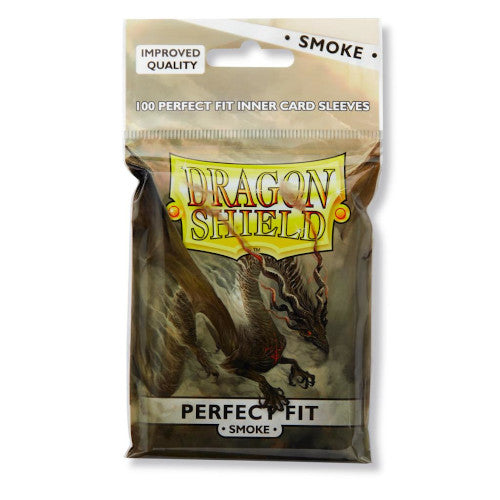 Dragon Shield - Perfect Fit Standard Size Sleeves 100pk - clear/smoke
