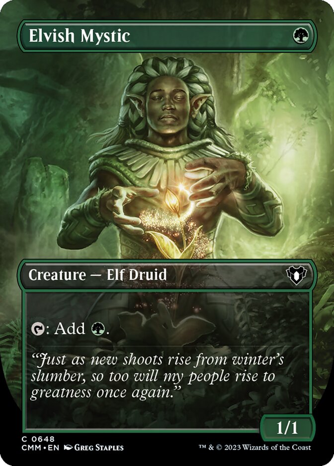 Elvish Mystic - borderless