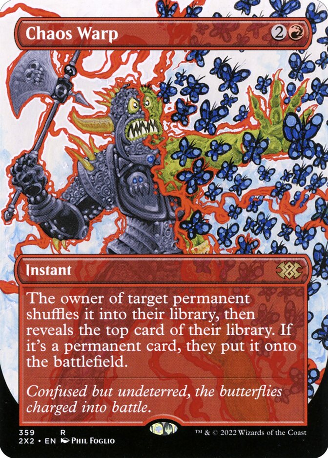 Chaos Warp - Borderless Foil