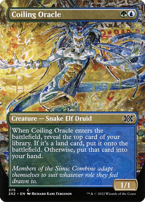 Coiling Oracle - Borderless Foil