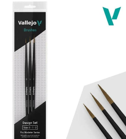 Vallejo Paint Brushes full range Miniature Detail Model Warhammer Acrylic Hobby