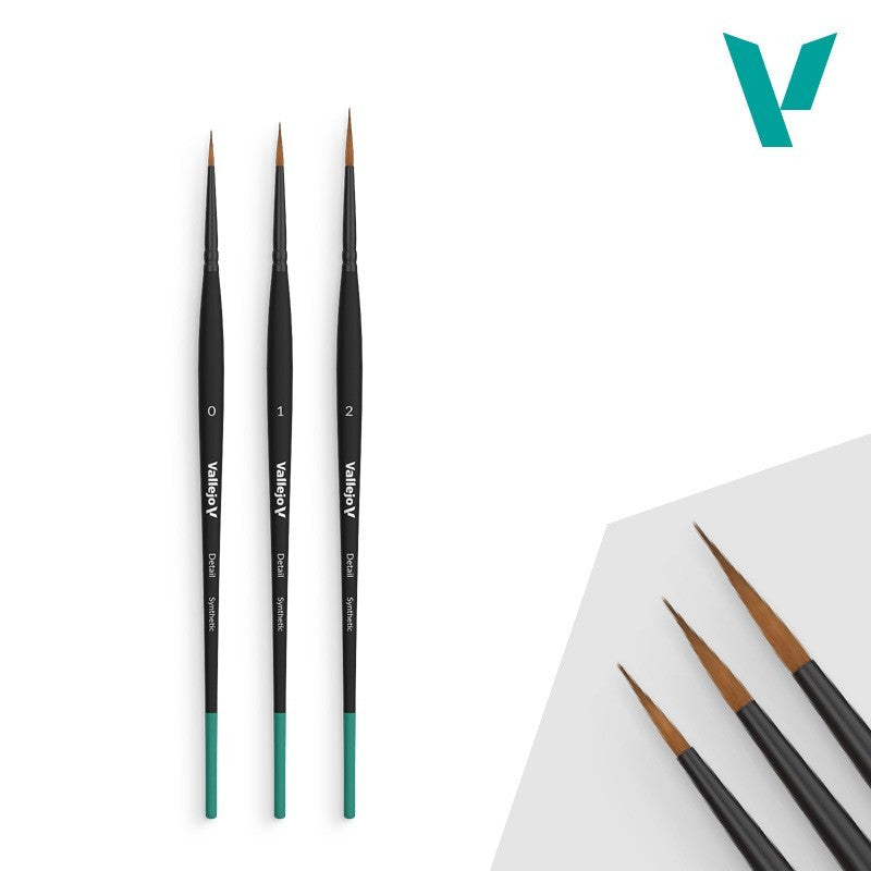 Vallejo Paint Brushes full range Miniature Detail Model Warhammer Acrylic Hobby
