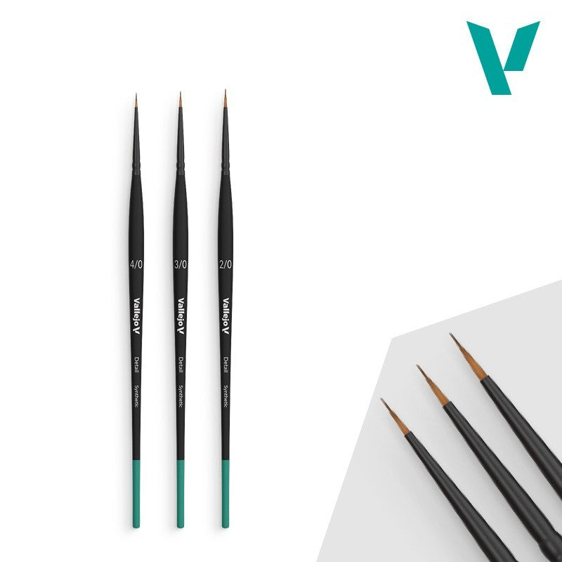 Vallejo Paint Brushes full range Miniature Detail Model Warhammer Acrylic Hobby