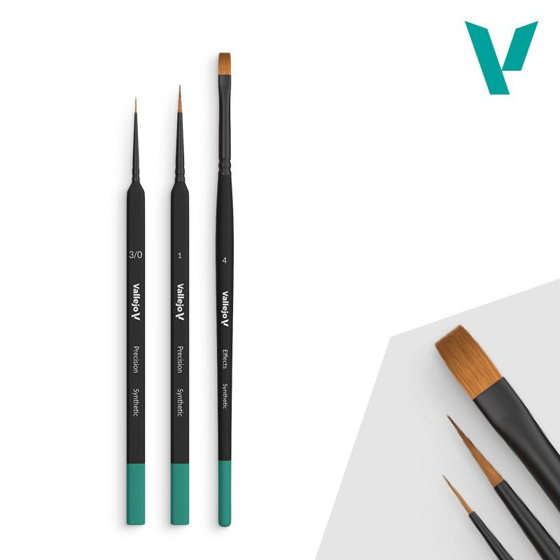 Vallejo Paint Brushes full range Miniature Detail Model Warhammer Acrylic Hobby