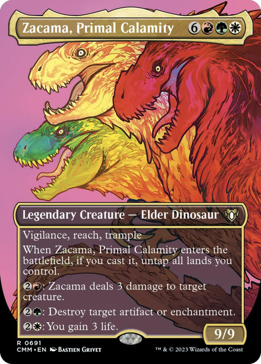 Zacama, Primal Calamity - Borderless foil