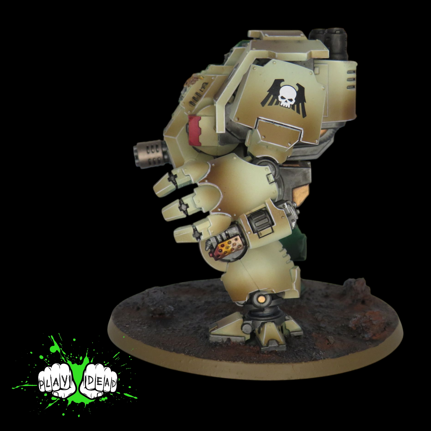 Pro Painted Angels of Redemption Redemptor Dreadnought – Easy-Build Warhammer 40K Model