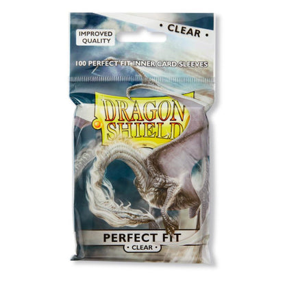 Dragon Shield - Perfect Fit Standard Size Sleeves 100pk - clear/smoke